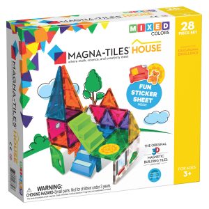 Embalagem Magna Tiles House 28 Peças