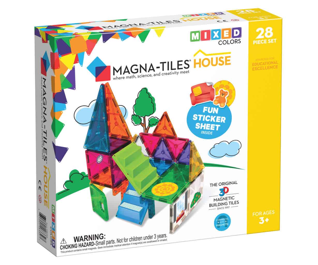 Jogo Magnético Magna-Tiles House 28 Peças