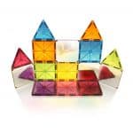 Jogo de Construção Magnético - Magna-Tiles®  Stardust 15-Peças (Glitter e Espelhos)