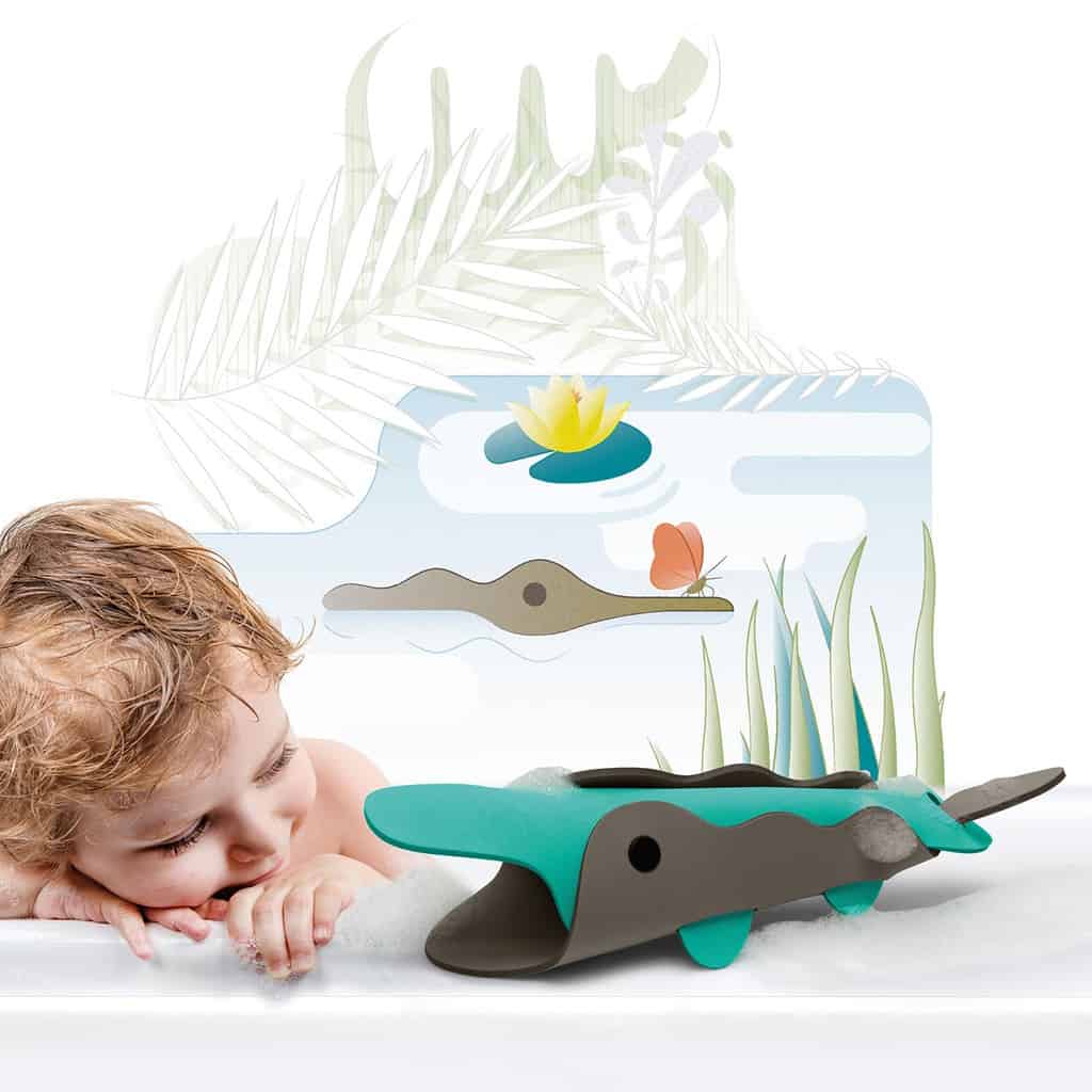 Brinquedo de Praia e Banho Quutopia 3D - Crocodile River by Quut®