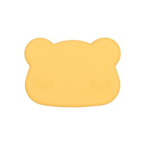 Lancheira em silicone Snackies urso amarelo