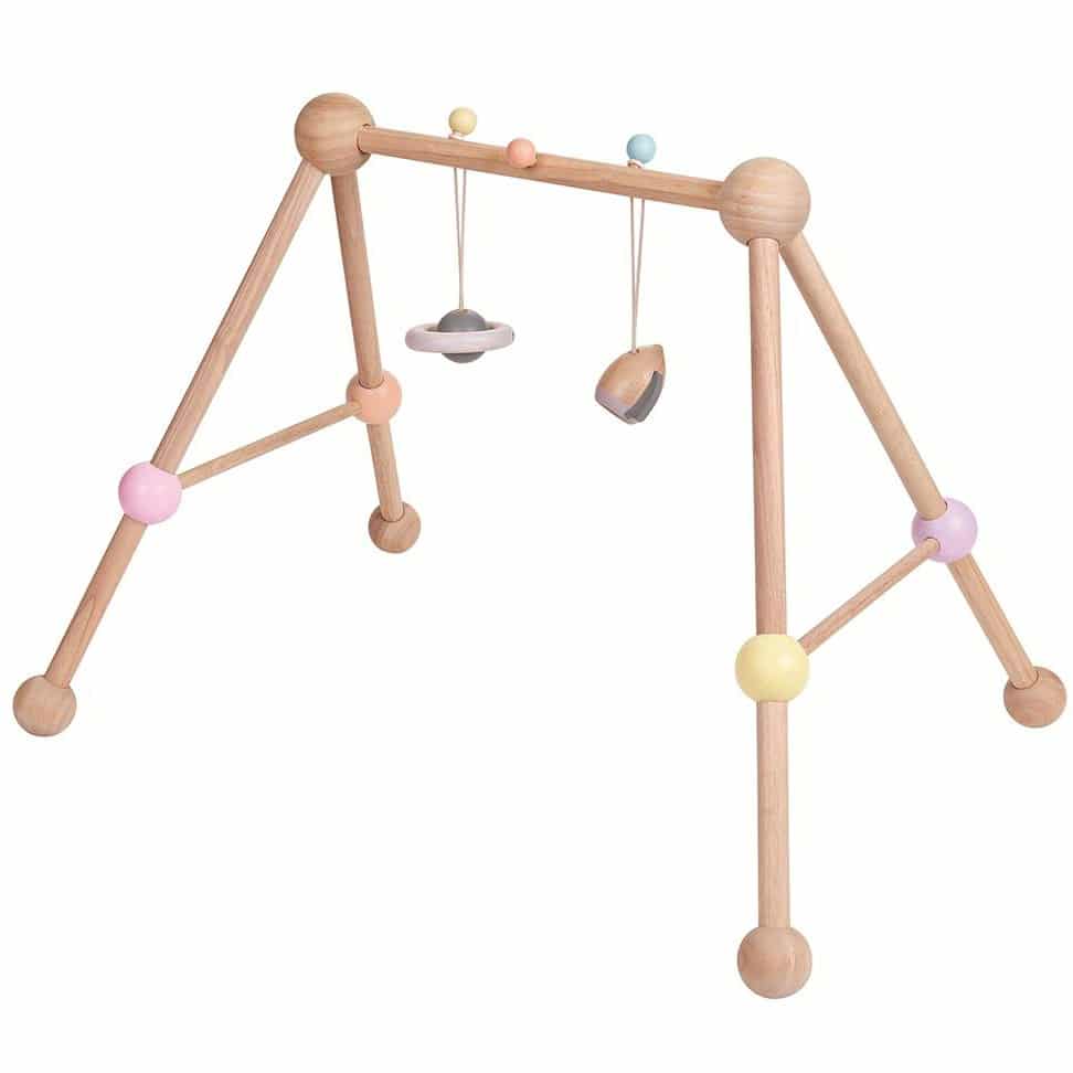 elemento decorativos do Ginásio Bebé Madeira - Play Gym Pastel Collection Plan Toys®