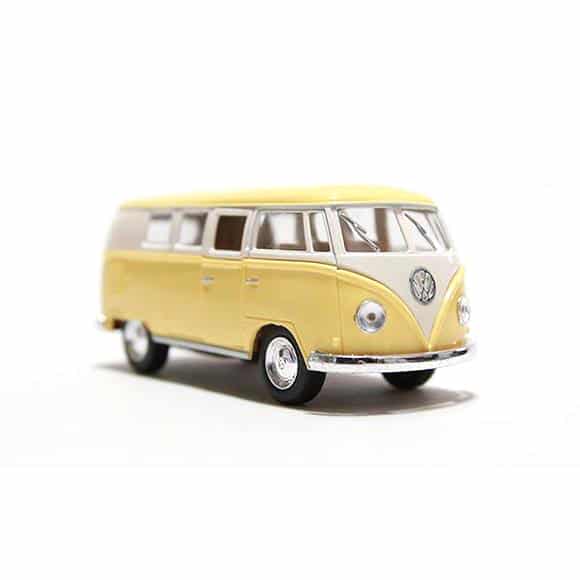 Miniatura VW Combi Clássica 1962 - Amarelo