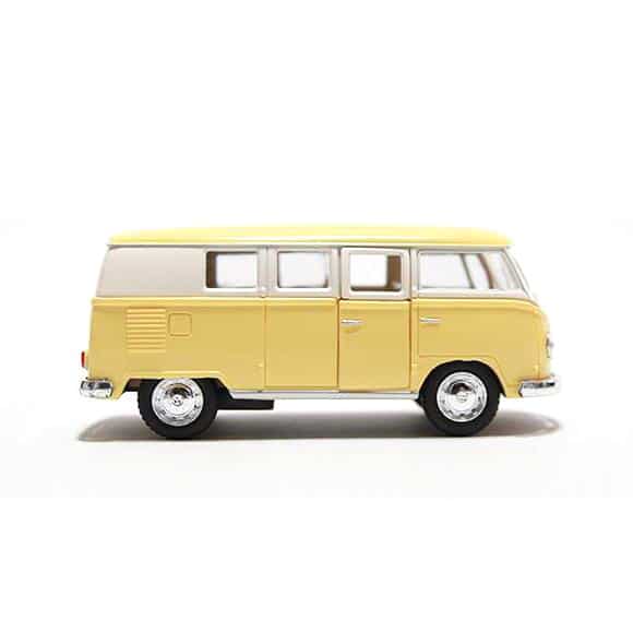 Miniatura VW Combi Clássica 1962 - Amarelo