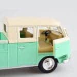 Miniatura VW Combi Pickup Cabine Dupla 1963 - Rosa