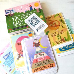 Cartões Primeiro Ano Bebé Milestone
