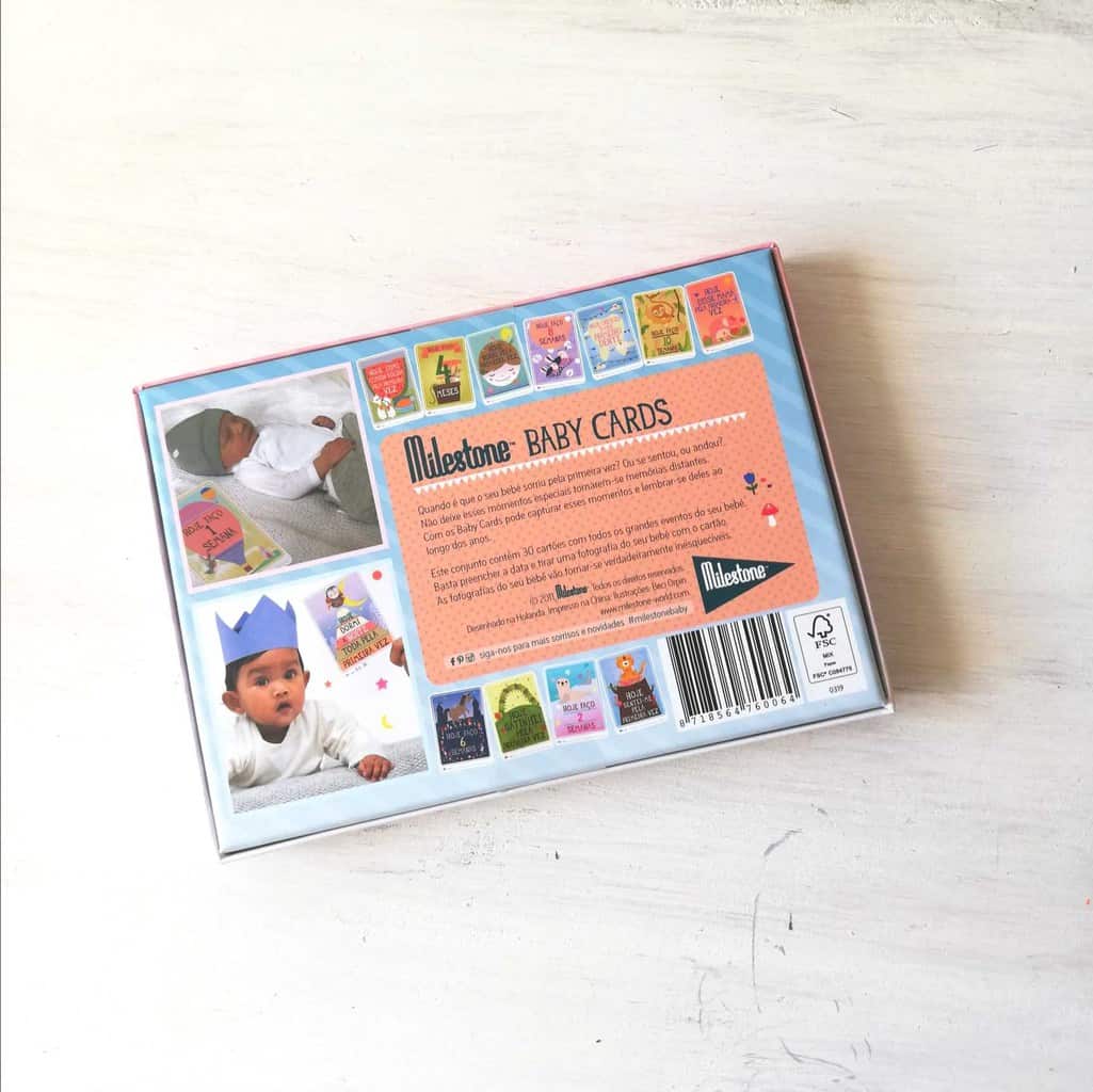 Cartões Primeiro Ano Bebé Milestone (em Português) Cartões Primeiro Ano Bebé Milestone (em Português)