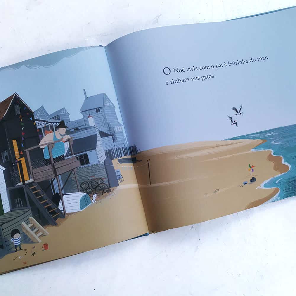 A Baleia é uma história infantil sobre o Noé que vivia com o pai à beirinha do mar.