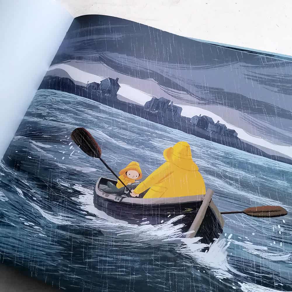 A Baleia, de Benji Davies tem ilustrações fantásticas!