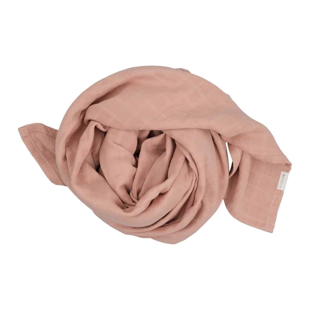Swaddle Musselina 120x120 - Old Rose