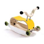 Wishbone Mini Flip Walker 3 em 1 - Amarelo e Rodas Verdes