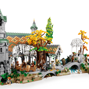 LEGO 10316 O Senhor dos Anéis Rivendell - Vista global de todo o vale dos Elfos montado