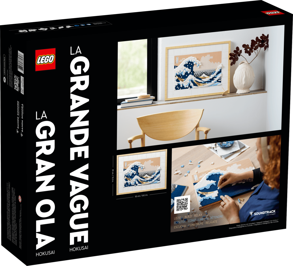 Babystore.pt - Bens para Bebés e Crianças de 0 a 6 Anos LEGO 31208 Hokusai – A Grande Onda - Verso da Caixa