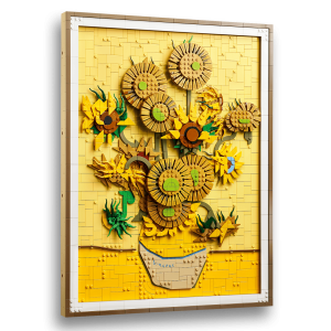 LEGO 31215 Vincent van Gogh Girassóis - quadro 3D montado