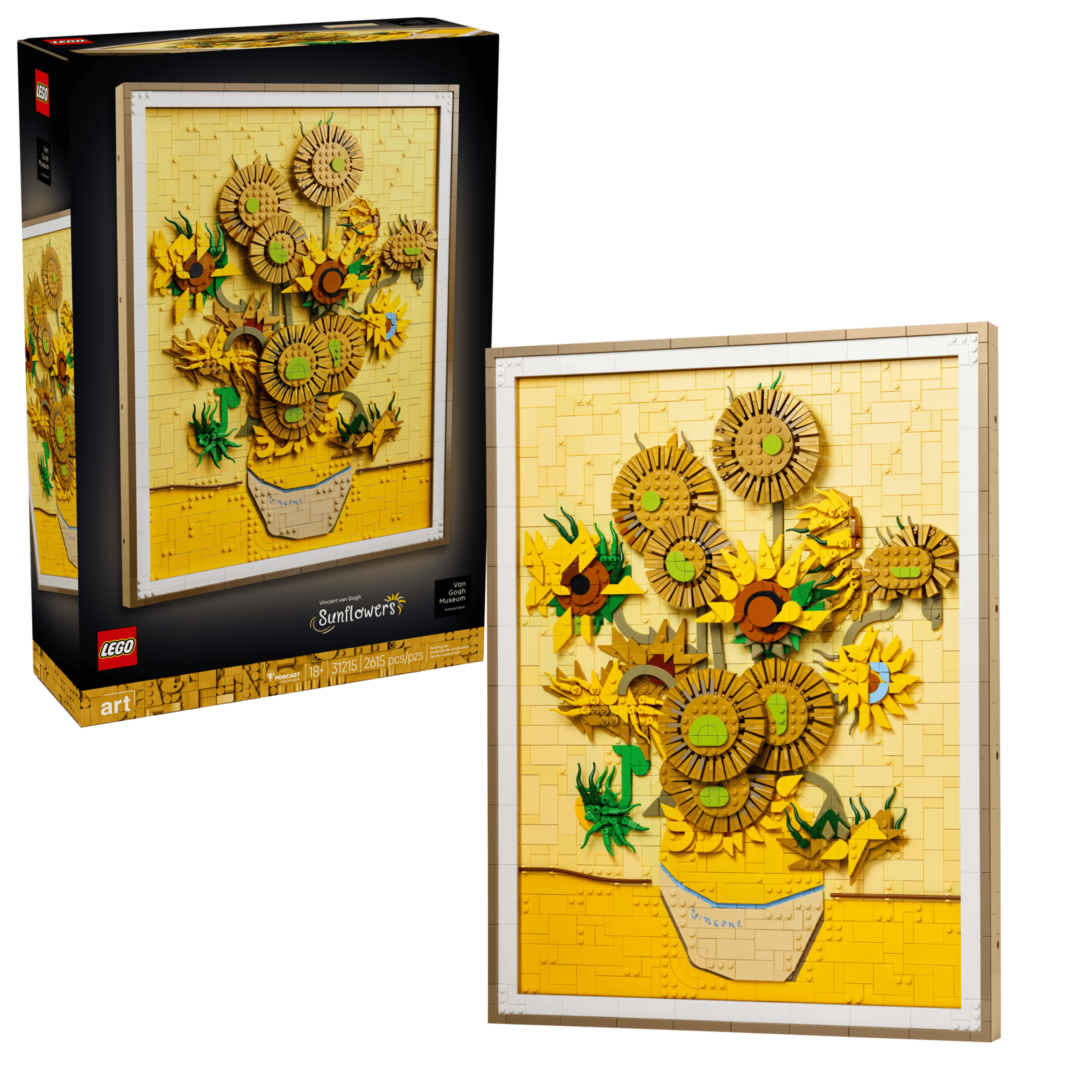 LEGO 31215 - Art - Vincent van Gogh – Girassóis LEGO 31215 - Art - Vincent van Gogh – Girassóis