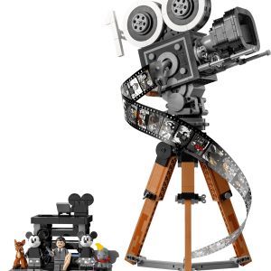 Lego 43230 Câmara de Tributo da Walt Disney - Caixa e modelo de câmara vintage inclui as Minifiguras de Walt Disney, Mickey, Minnie, Bambi e Dumbo