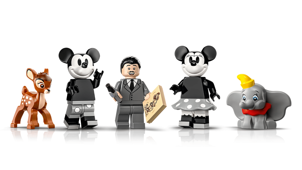 LEGO 43230 - Minifiguras de Walt Disney, Mickey, Minnie, Bambi e Dumbo