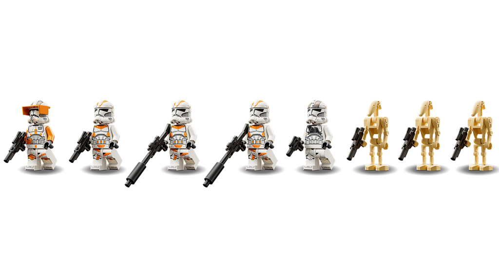 LEGO 75337 - Minifiguras do Comandante Cody e Clones da 212ª Divisão
