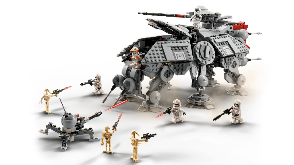 LEGO 75337 - Figuras dos Droids de Combate e Spider Droid incluídos