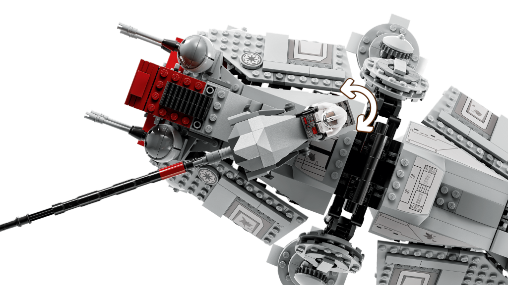 Funcionalidades do LEGO Star Wars 75337 Walker AT-TE