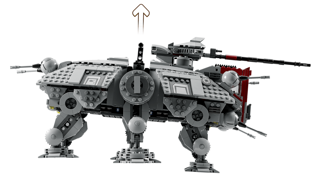 Detalhes do LEGO Star Wars 75337 Walker AT-TE