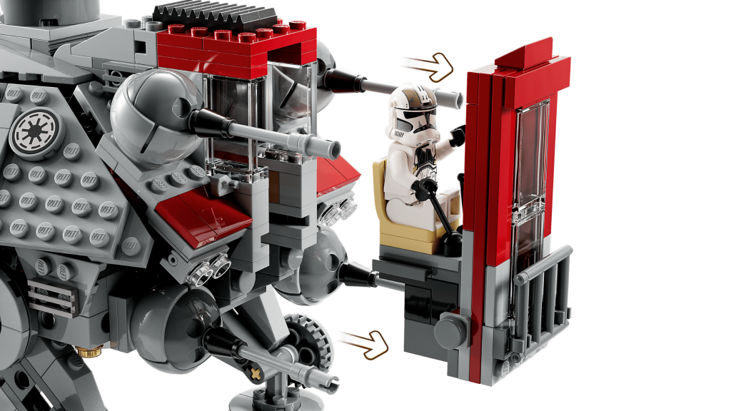 LEGO 75337 Walker AT-TE inclui detalhes e funcionalidades incríveis