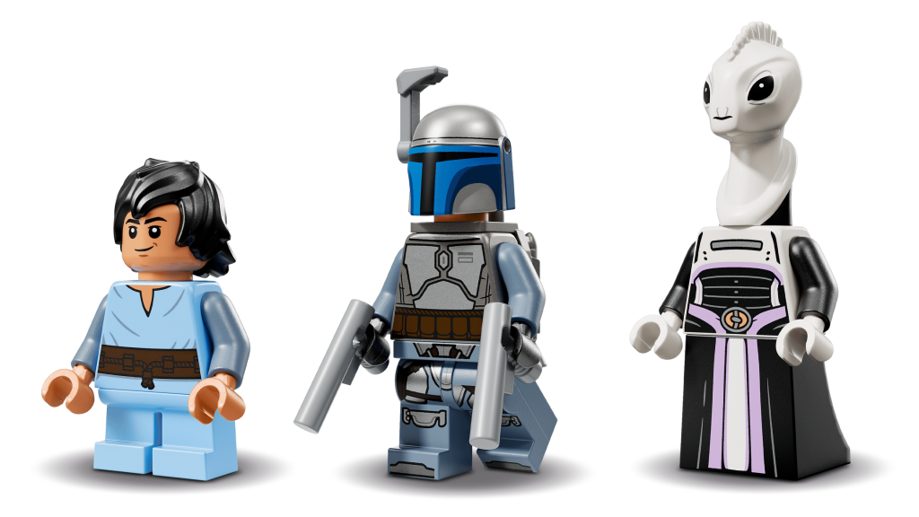 LEGO 75433 - Minifiguras de Jango Fett e Boba Fett Jovem e Lama Su.