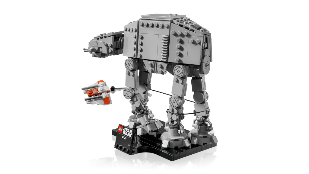 LEGO 75440 AT-AT Mid-scale com micro Snowspeeder e cabo de reboque