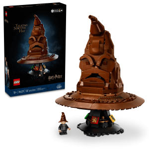 Babystore.pt - Bens para Bebés e Crianças de 0 a 6 Anos LEGO 76429 Chapéu Selecionador Falante - Caixa e modelo montado com suporte