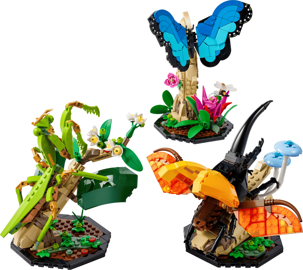 Babystore.pt - Bens para Bebés e Crianças de 0 a 6 Anos LEGO 21342 Coleção de Insetos, Borboleta-Imperador, Besouro-Hércules e Louva-a-deus-chinesa